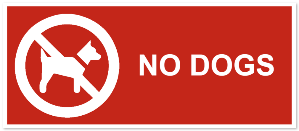 prohibition signsthatPlastic sign