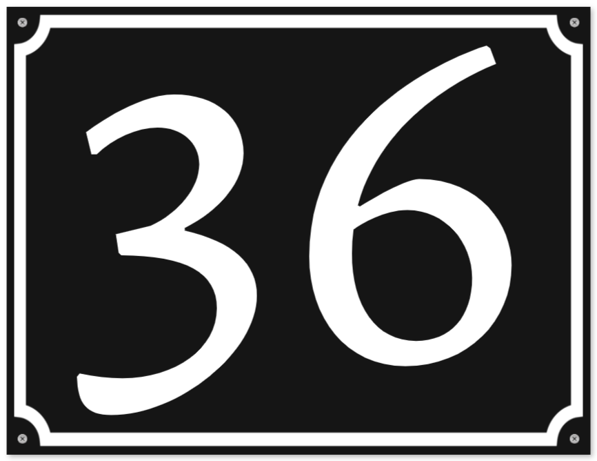 house number signsthatPlastic sign Engraving
